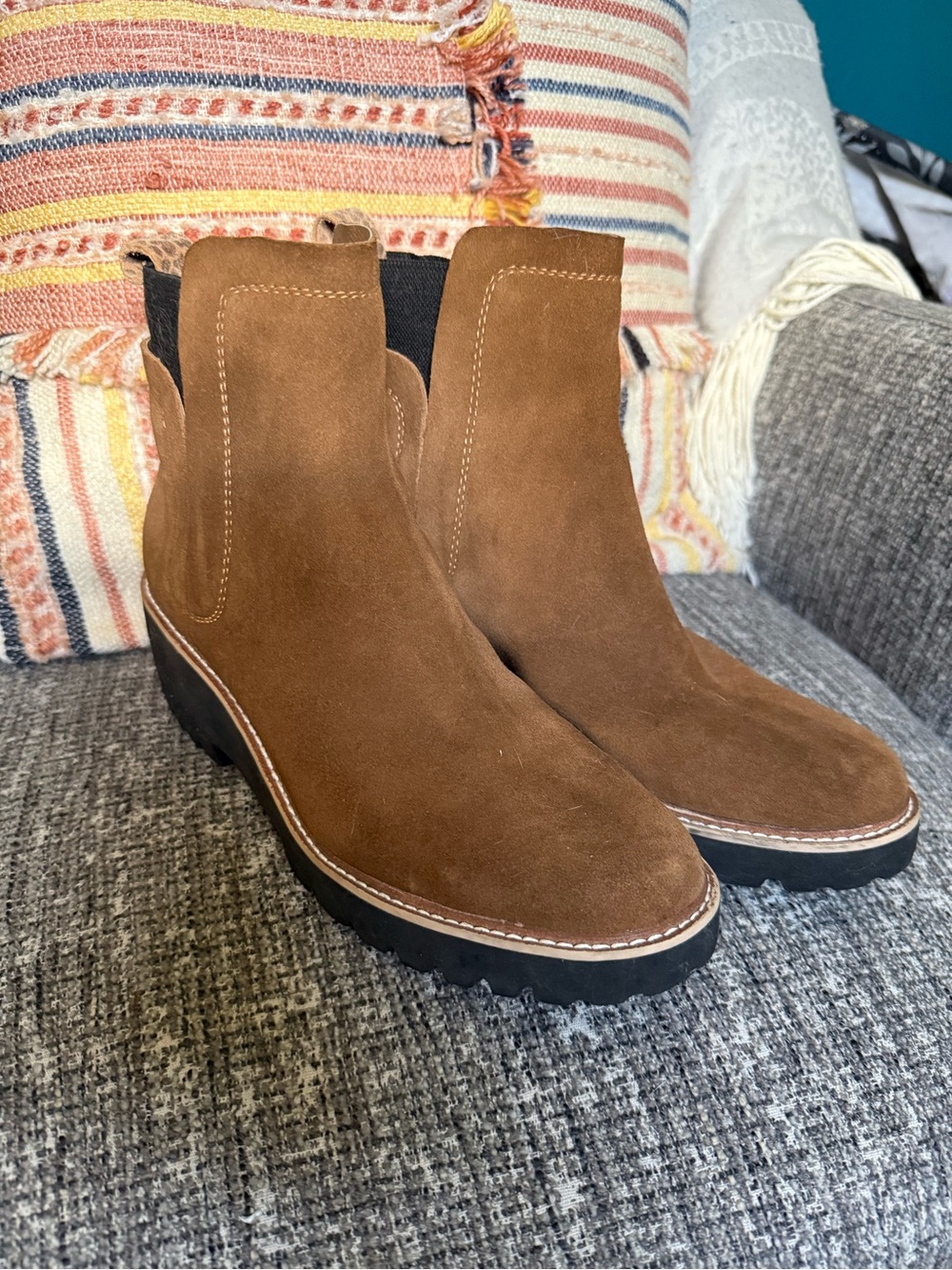 Women’s Brown Suede Chelsea Boots - Classic Ankle Boot